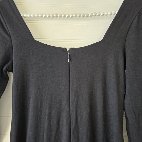 Oh Polly Delanie Square Neck Long Sleeve Bodycon Jumpsuit 8 - Picture 5 of 8